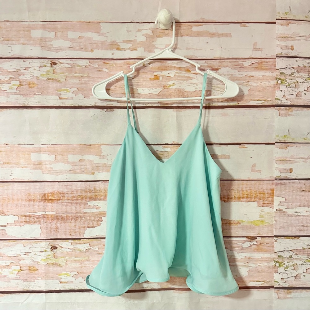 NEW Lisa & Lucy Flounce Hem A Line Cami Top